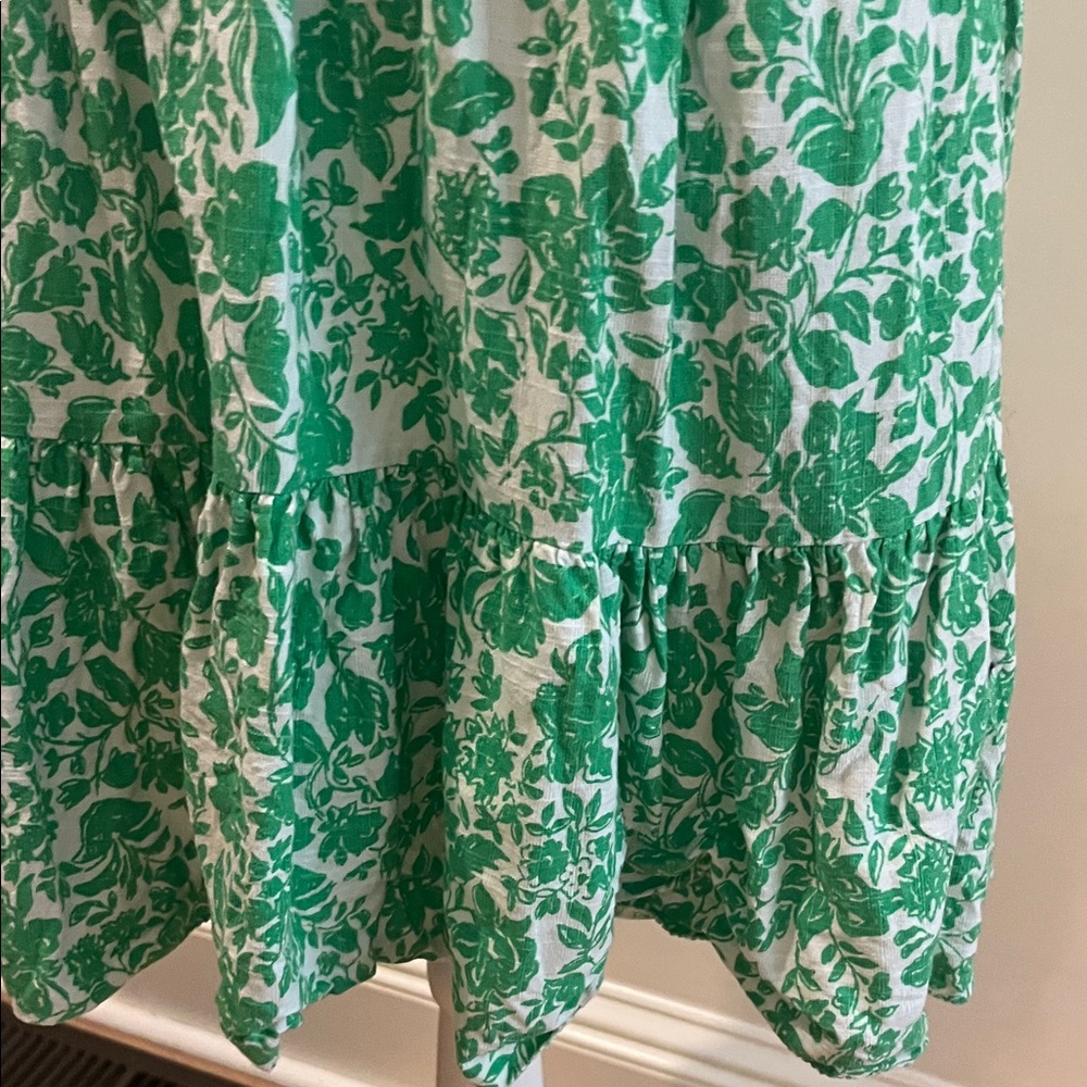 Universal Thread Emerald And Ivory Flutter Sleeve… - image 5